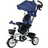 Homcom 6 in 1 Push Tricycle Dark Blue