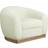 Moe's Home Collection Marlowe White Lounge Chair 76.2cm