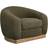 Moe's Home Collection Marlowe Green Lounge Chair 76.2cm