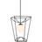 Currey and Company Rochefort Black/White Pendant Lamp 35.6cm