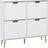 Homcom ‎UK837-394V80WT0331 White Shoe Rack 95x95cm