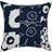 Marimekko Unikko Kollaasi Cushion Cover Blue (50x50cm)