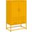 vidaXL 846611 Mustard Yellow Sideboard 68x111.5cm