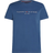 Tommy Hilfiger Logo Embroidery Slim T-shirt - Aegean Sea