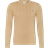 Gant Cable Knit Crew Neck Sweater - Dark Khaki