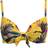 Pour Moi Paradiso Lightly Padded Underwired Front Tie Bikini Top - Yellow