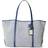 Lauren Ralph Lauren Large Emerie Tote Bag - Natural/Indigo Dusk