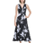 Calvin Klein Women's V-Neck Jersey Sleeveless Dress - Black Multi