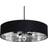 AFX Celine Black/Silver Pendant Lamp 76.2cm