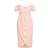 City Chic Entwine Tulip Drape Maxi Dress Plus Size - Ballet Pink