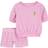 Carter's Toddler Embroidered Terry Set - Pink