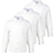 Tu Kid's Dress With Ease School Shirts 3-pack - White