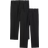 Tu Boy's Generous Fit Woven Extendable Hem Trousers 2-pack - Black