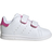 Adidas Toddler's Stan Smith Comfort Closure - Cloud White/Cloud White/Semi Lucid Fuchsia