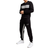 Emporio Armani EA7 Colour Block Crew Tracksuit - Black