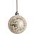 Lene Bjerre Clearena White/Gold Christmas Tree Ornament 10cm