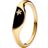 Pandora ME Halved Signet Ring - Gold/Black/Transparent