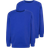 George Boy's Cotton Rich School Sweatshirts 2-pack - Cobalt