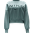 Nike Women's Sportswear Phoenix Fleece Over-Oversized Crewneck Sweatshirt - Jade Horizon/Light Orewood Brown/Sequoia