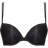 Calvin Klein Sheer Marquisette Push Up Bra - Black