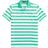 Ralph Lauren Classic Fit Striped Mesh Polo Shirt - Classic Kelly/White