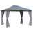 OutSunny Hardtop Gazebo with Roof 3.6x3 m