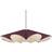 Bruck Lighting Delfina Acoustic Violet Pendant Lamp 100.1cm