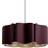 Bruck Lighting Paulina Acoustic Violet Pendant Lamp 80cm