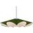 Bruck Lighting Delfina Acoustic Green Pendant Lamp 100.1cm