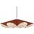 Bruck Lighting Delfina Acoustic Terracotta Pendant Lamp 100.1cm