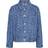 Pieces Nova Denim Shirt - Dark Blue