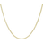 T.H.Baker Flat Curb Chain Necklace - Gold