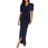 Quiz Women's Puff Sleeve Maxi Dress - Navy