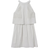 Reiss Eden Broderie Linen Halter Neck Mini Dress - White