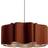 Bruck Lighting Paulina Acoustic Terracotta Pendant Lamp 80cm