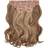 Lullabellz Super Thick Blow Dry Wavy Clip In Hair Extension 16 inch Mellow Brown 5-pack