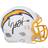 Fanatics Authentic Justin Herbert Los Angeles Chargers Autographed White/Royal Color Rush Riddell Speed Mini Helmet Signed in Black