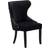 Life Interiors Mayfair Lux Black Kitchen Chair 100cm 6pcs