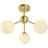 Vkeid Mount Gold Ceiling Flush Light 43cm