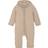 Huttelihut Pram Suit Ears Wool Fleece - Camel Melange