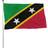 MHXYZHW Saint Kitts Flag 244x152cm