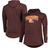 Fanatics Cleveland Browns Brown Big & Tall Front Runner Pullover Hoodie Men's