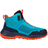 Trollkids Kid's Trollfjord Hiking Boots - Lake Blue/Bright Orange