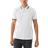 boohooMAN Slim Tipped Pique Golf Polo - White