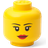 Lego Storage Head Girl Mini