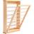 NOVECRAFTO Natural Wood Double Side Rails Foldable Wall Drying Rack