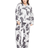 Chelsea Peers Lotus Tiger Print Long Pyjama Set - Cream