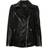 AllSaints Billie Embellished Leather Biker Jacket - Black