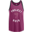 Under Armour Men's Project Rock Mesh Badge Of Honor Tank Top - Purple Gemini/White