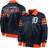 Starter Detroit Tigers Navy The Captain II Full-Zip Varsity Jacket